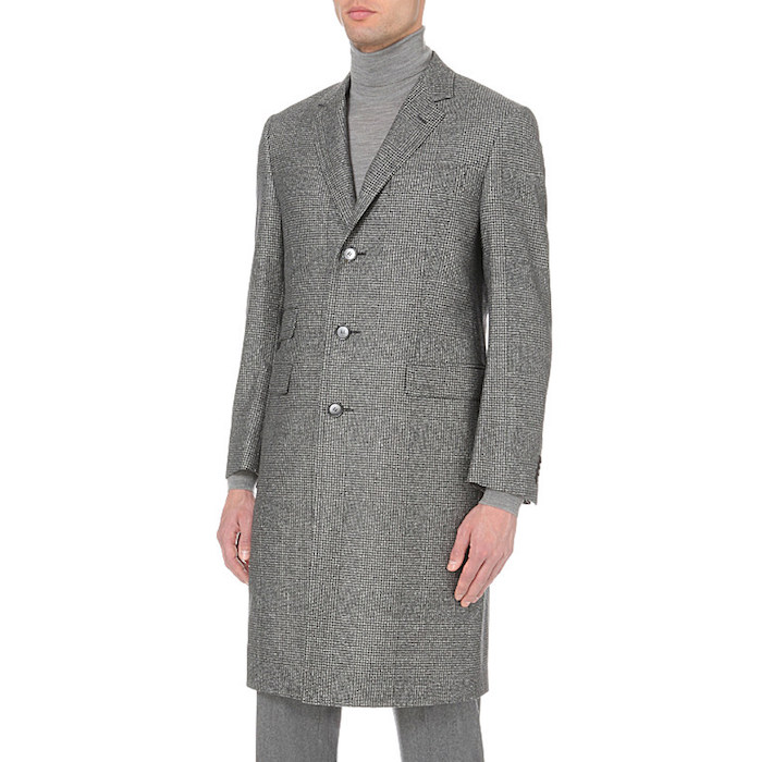 CANALI Classic-fit wool coat
