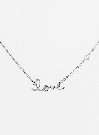 Shy By Sydney Evan 'Love' Necklace