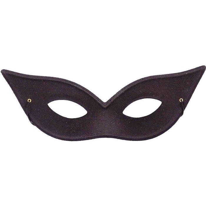 Harlequin Black Eye Mask