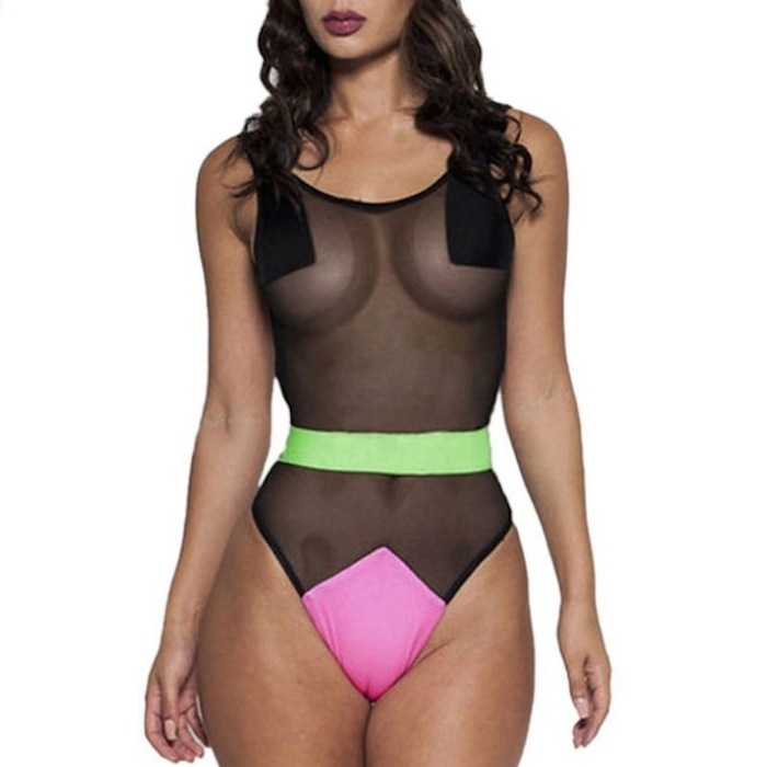 womens neon swimwear