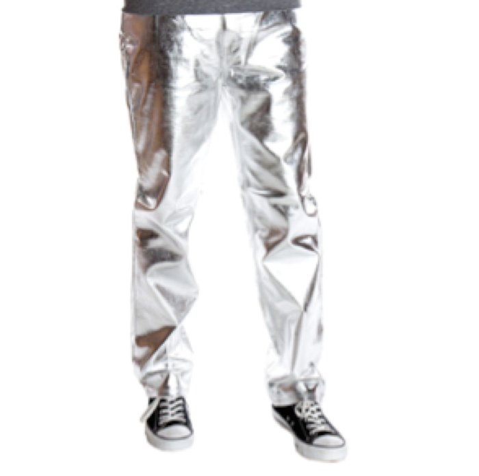 Ragstock Men's Metallic Shiny Jeans