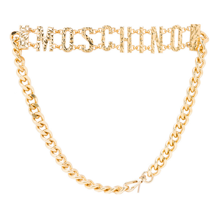 Moschino Chain Logo Belt 