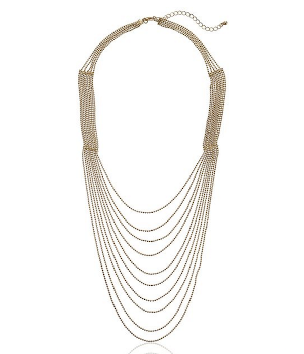 Panacea Gold-Tone Multi-Strand Necklace