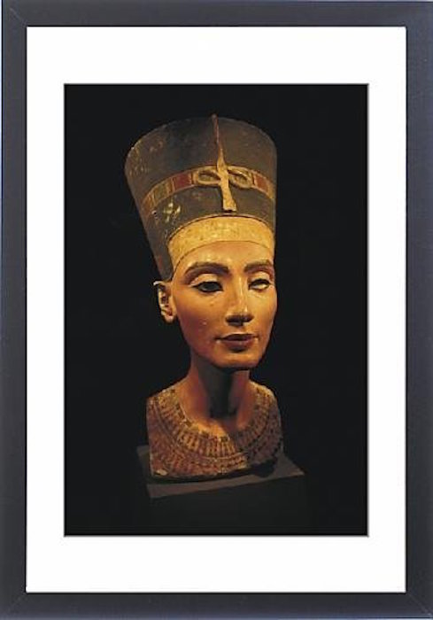 Framed Print of Bust of Nefertiti