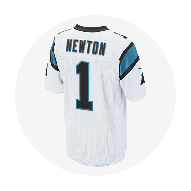 Cam Newton Nike White Jersey