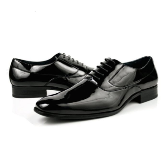 Delli Aldo Men's Dress Shoes Lace Up Tuxedo Patent Oxfords | Blingby