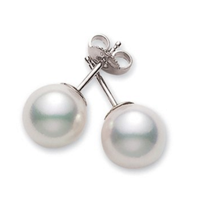 Mikimoto Akoya Pearl Stud Earrings