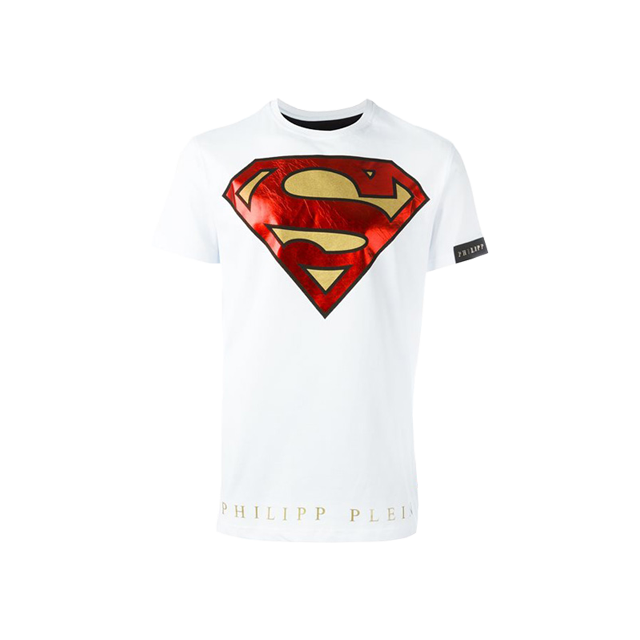 Phillipp Plein Superman Logo T-Shirt