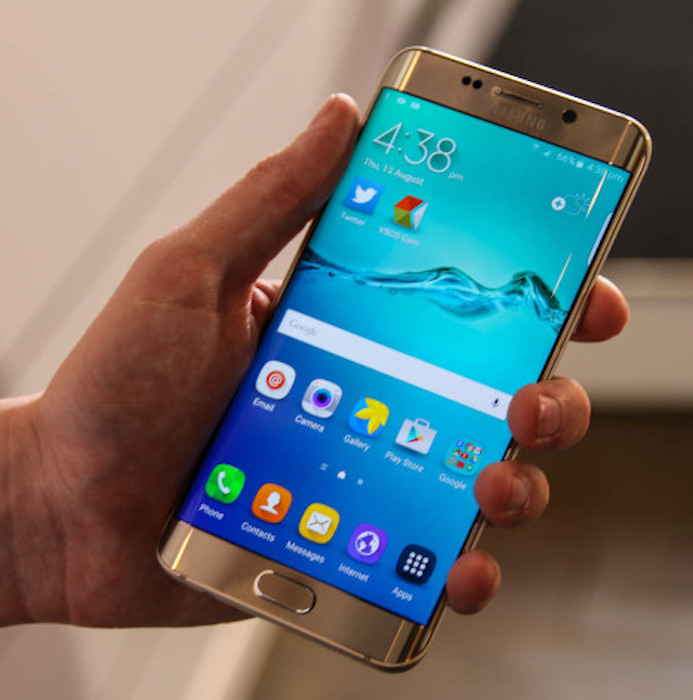 Samsung Galaxy S6 Edge, Gold Platinum 128GB (AT&T)