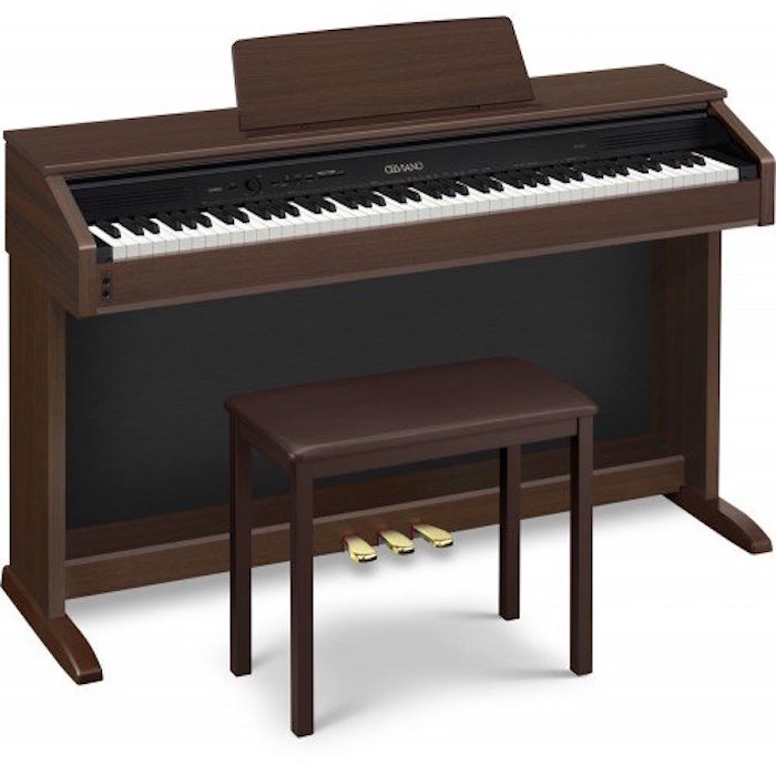 Casio AP250 Celviano 88-Key Digital Piano with Bench - Oak Brown