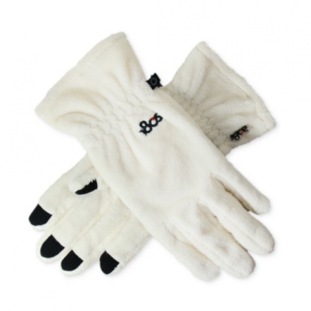 Plush Fleece Alltouch Mens' Tech Gloves White