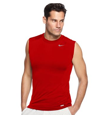 Nike T-Shirt, Pro-Combat Dri-Fit Fitted Sleeveless Tee 