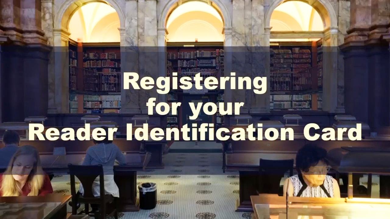 Registering for Your Reader Identification Card