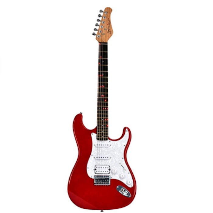 Fretlight FG-621 Wireless Electric Guitar Learning System - Red