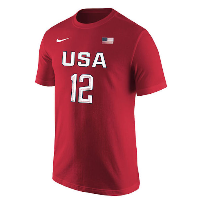 Women's Nike Red Women's USA T-Shirt
