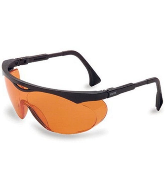 Uvex S1933X Skyper Safety Eyewear, Black Frame, SCT-Orange UV Extreme Anti-Fog Lens