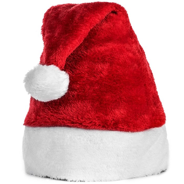 Official Plush Santa Claus Hat & Comfort Liner