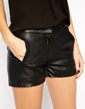 Warehouse Leather Shorts