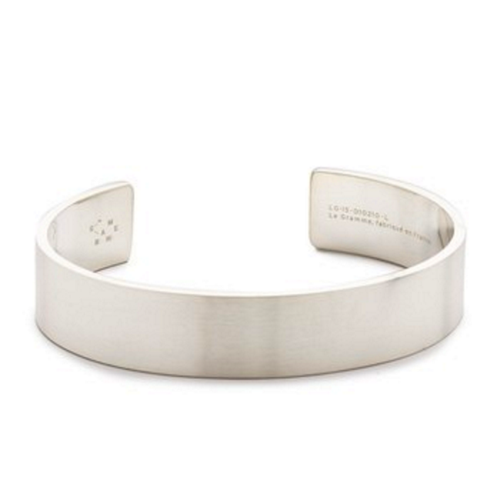 Le Gramme Le 45 Grammes Brushed Silver Cuff