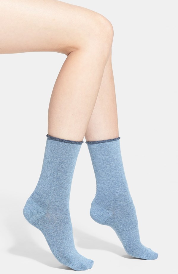 Stretch cotton socks with tiger