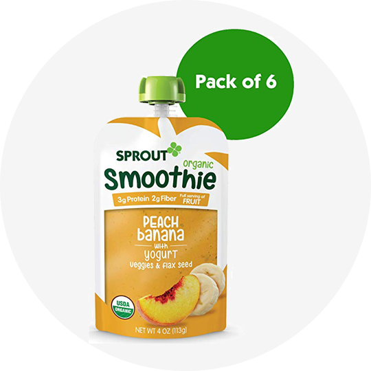 Peach Banana w/ Yogurt, Pack of 6