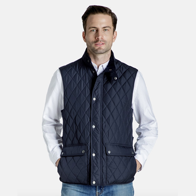 CLARK QUILTED STAND-COLLAR VEST