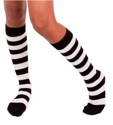 Chrissy's Socks Women's Striped Knee High Socks