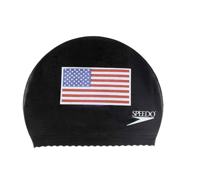 Speedo Silicone 'Flag' Swim Cap