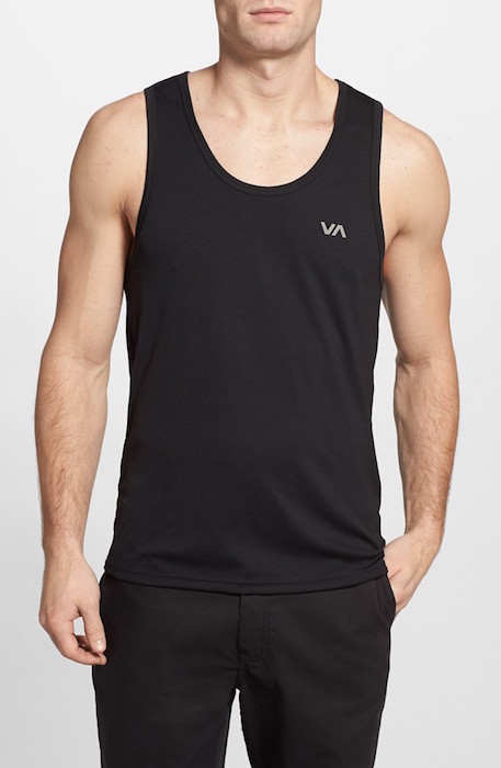 RVCA 'Virus - Performance Series' Fitted Moisture Wicking Tank Top