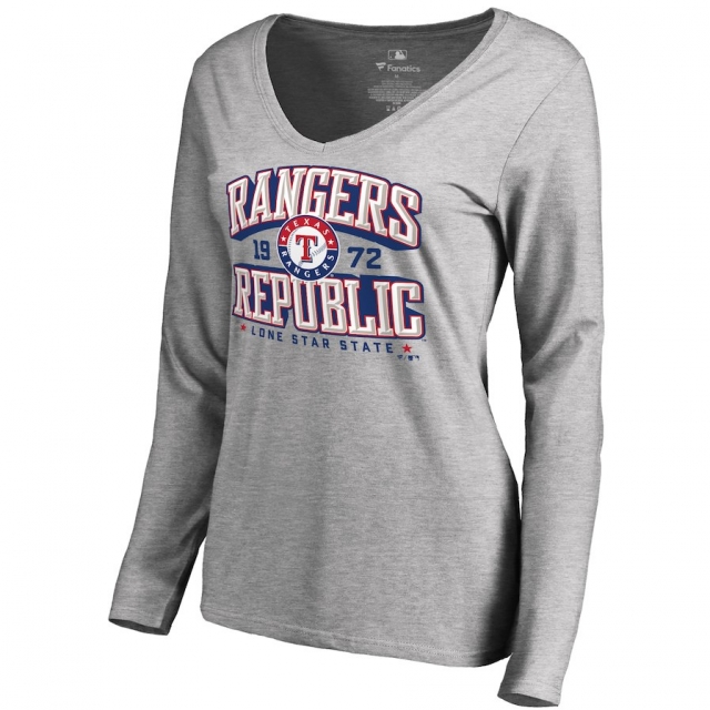 Texas Rangers Women's Long Sleeve T-Shirt