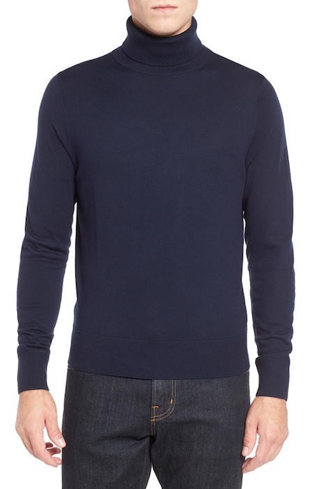 Brooks Brothers Wool Turtleneck Sweater | Blingby