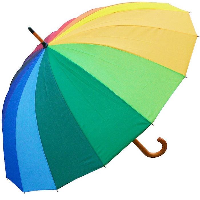 California Umbrella 9-Feet Polyester Pulley Lift System Wood Market Umbrella, Natural