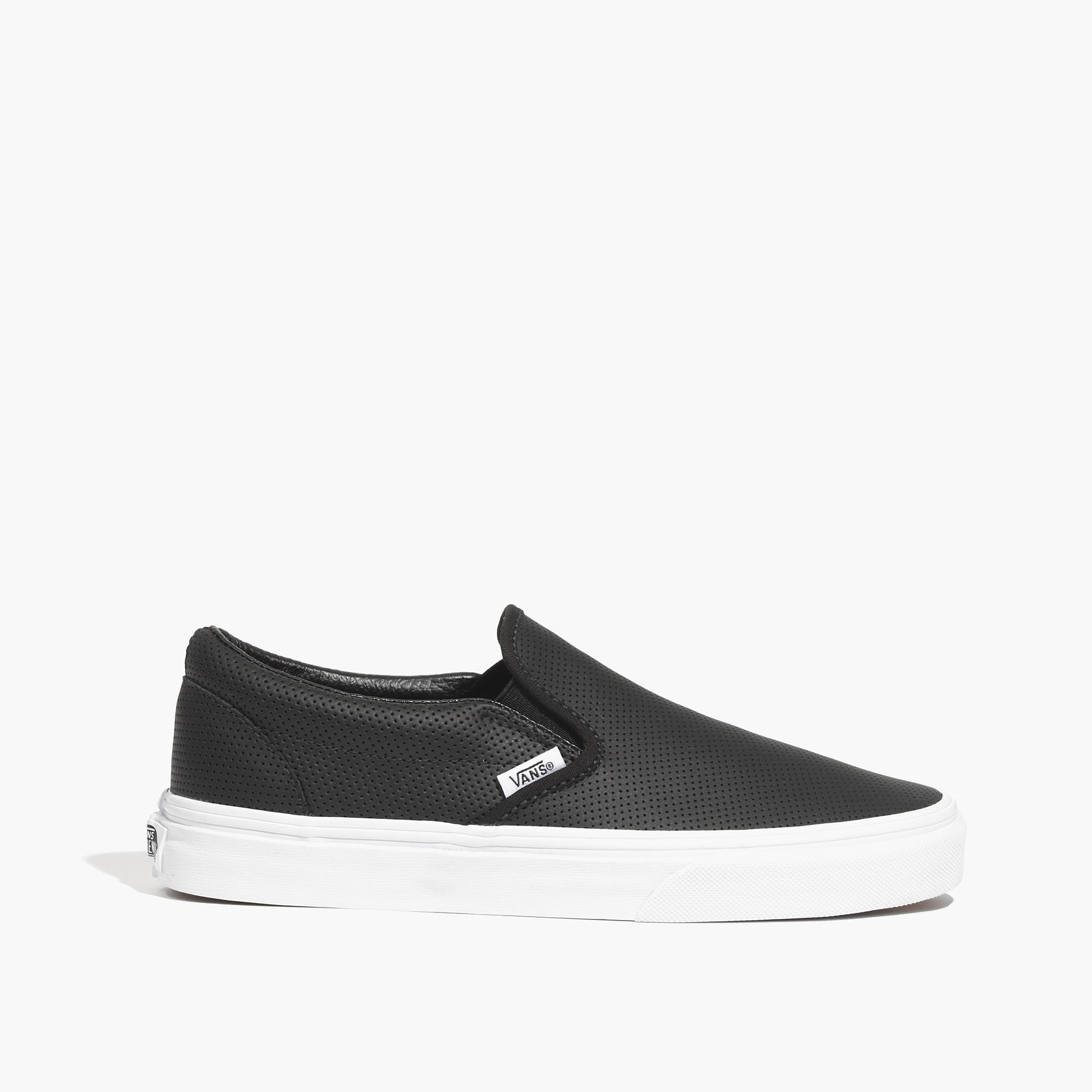 Vansâ® Classic Slip-Ons In Perforated Leather