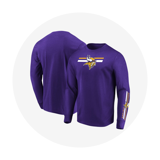 Majestic Vikings Long Sleeve Tee Shirt