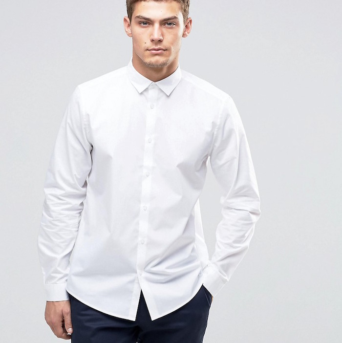 ASOS White Shirt In Regular Fit