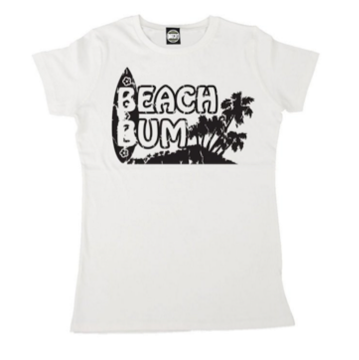 Batch1 Women's Beach Bum British Summer Surf Printed T-Shirt