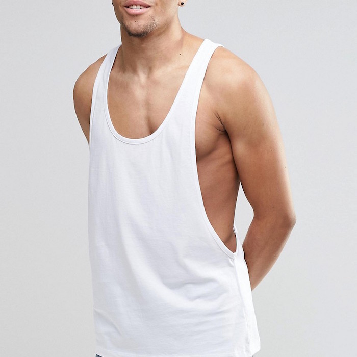 ASOS Vest With Extreme Dropped Armhole 