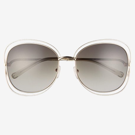 Chloé 'Carlina' 60mm Oversize Sunglasses