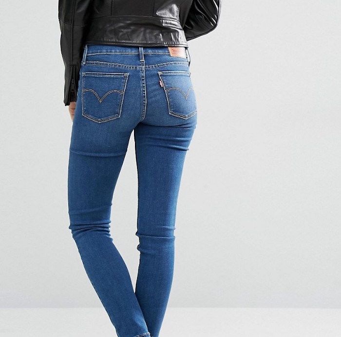 Levi's Innovation Mid Rise Super Skinny Jeans | Blingby