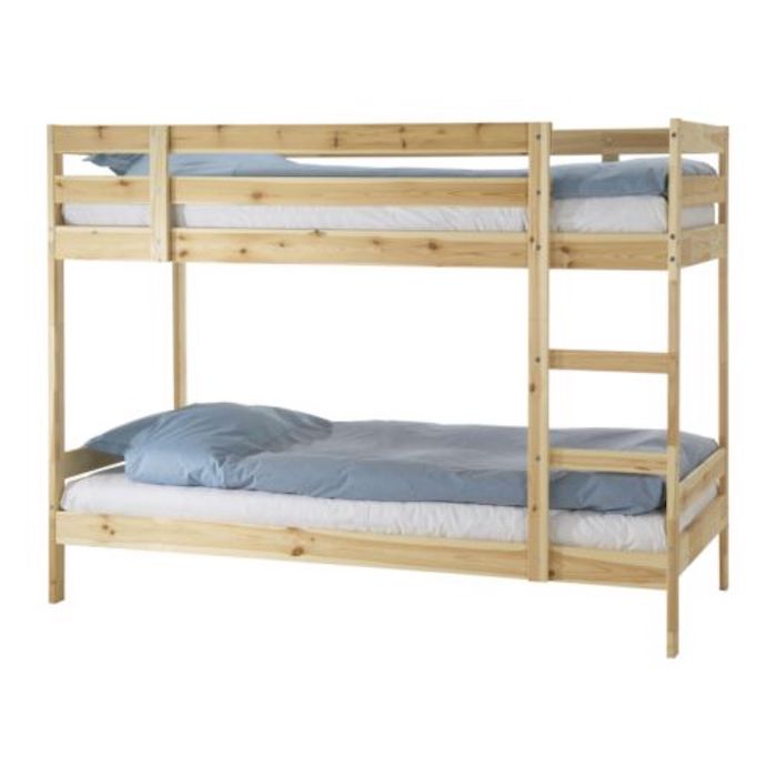 MYDAL Bunk bed frame, pine