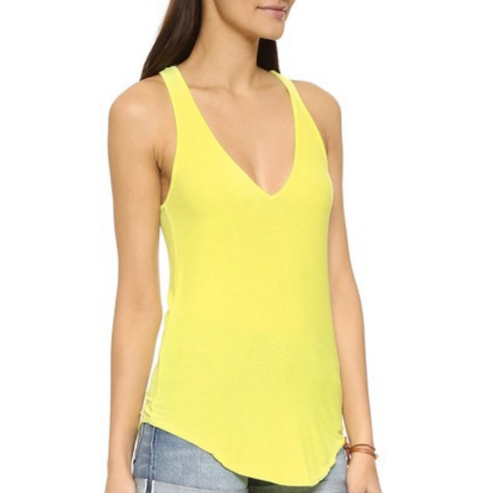 Feel The Piece Lilith V Neck Ribbed Tank