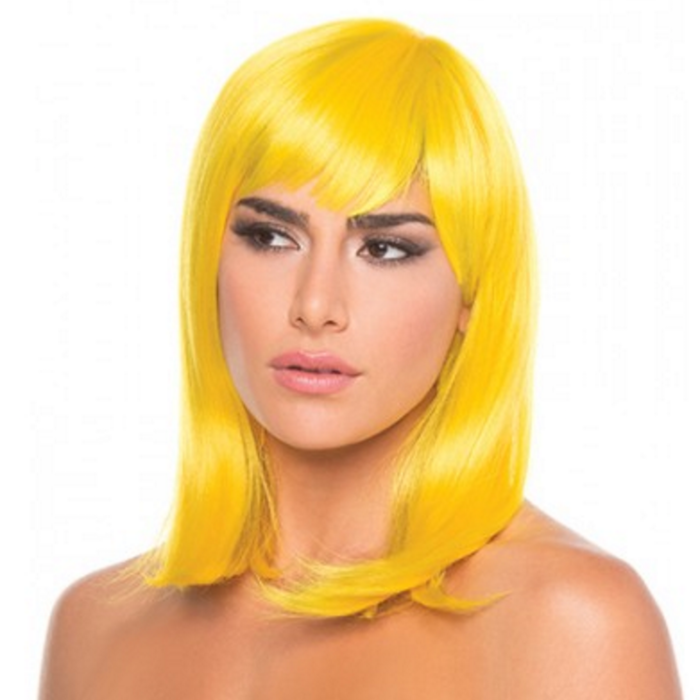 Doll Shoulder Length Wig - Yellow Gold